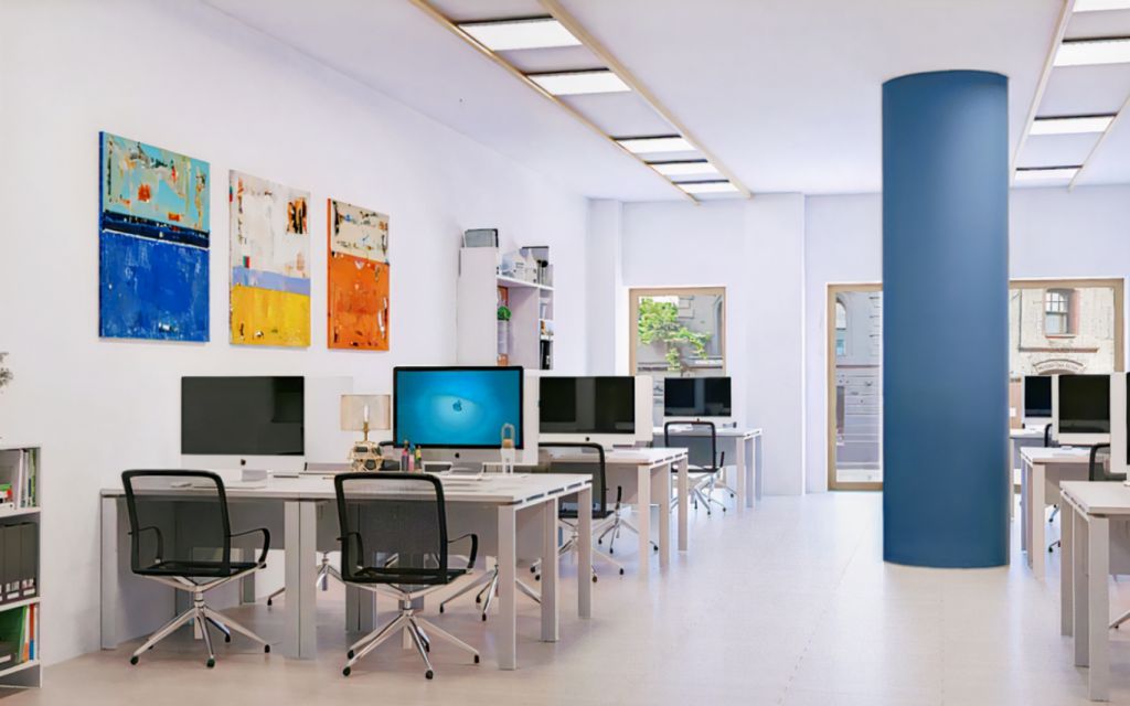 White Walled Coworking space